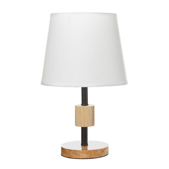 Настольная лампа "Сорб" E27 40Вт светлое дерево 21х21х38 см RISALUX