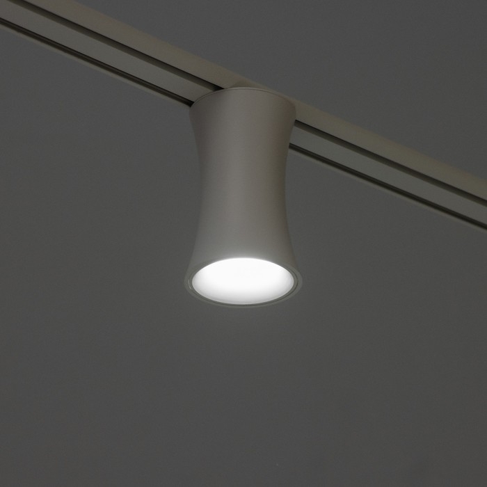 Светильник трековый SLIM "Лотос" LED 12Вт 3000K-6000К 48V CRI90 белый 8х8х12,5см