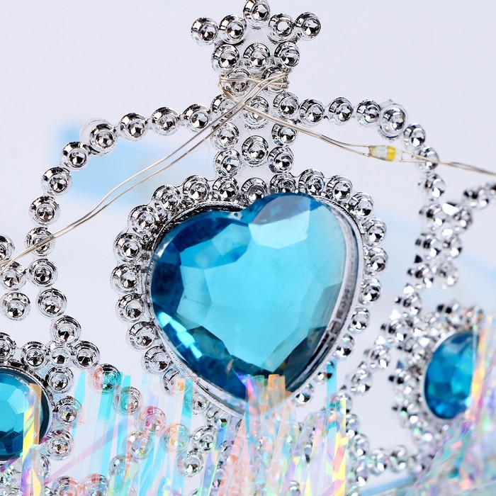 Корона &laquo;Эльза&raquo; световая, цвета МИКС