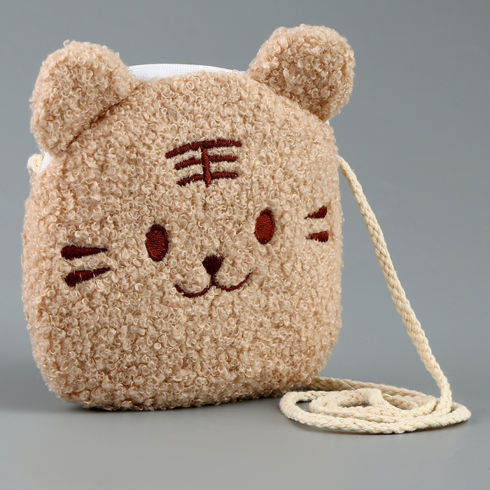 Мягкая сумка &laquo;Тигрёнок&raquo;. цвет бежевый