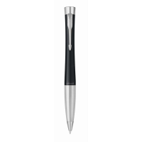 Ручка шариковая Parker Urban Core K314 Muted Black CT М, 1.0 мм, корпус из латуни, синие чернила
