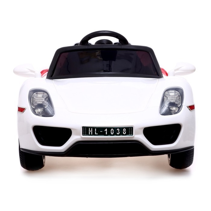 Электромобиль Spyder, кожаное сидение, EVA колеса, цвет белый