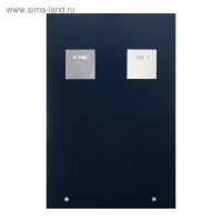 Зеркало &laquo;Ромб&raquo;, с пескоструйной графикой, настенное, с полочкой, 40&times;60 см