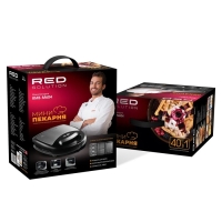 Мультипекарь RED Solution RMB-M604, 700 Вт, крендель, венские вафли, гриль, чёрный