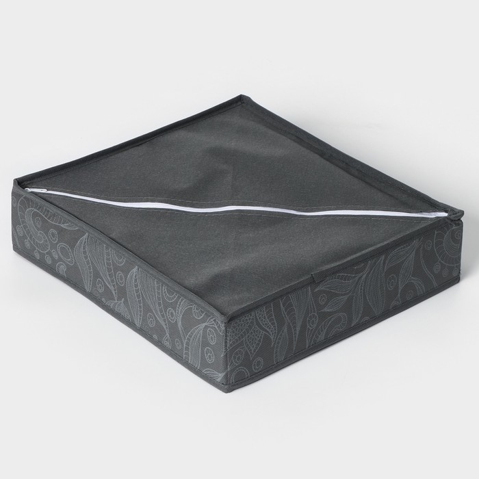 Органайзер для хранения белья Доляна «Нея», 7 ячеек, 34×30×8 см, цвет серый Органайзер для хранения белья Доляна «Нея», 7 ячеек, 34×30×8 см, цвет серый