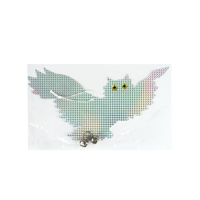 Отпугиватель для птиц, светоотражающий, &laquo;Сова с колокольчиком&raquo;, Greengo