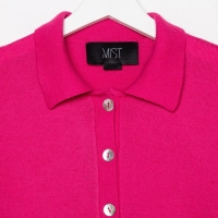 Джемпер поло MIST, р. 48-50, розовый