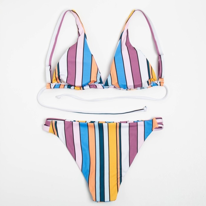 Купальник женский раздельный MINAKU в полоску, размер 46 Купальник женский раздельный MINAKU в полоску, размер 46