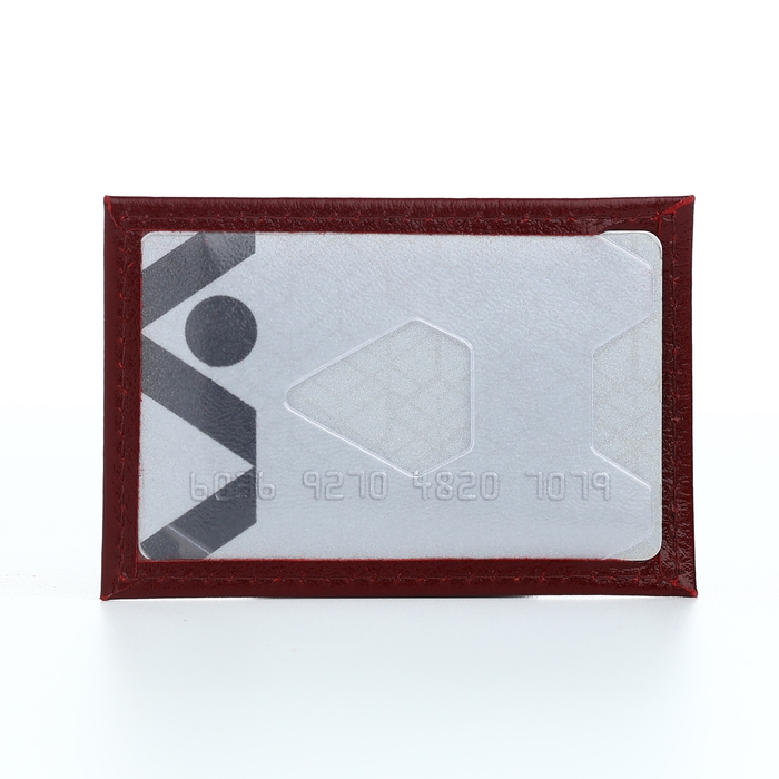 Картхолдер TEXTURA, цвет бордовый