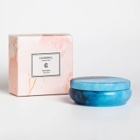 Свеча ароматическая из соевого воска с сухоцветом "Морской бриз", 3х8,5 см, 110 г