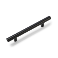 Ручка рейлинг ТУНДРА, облегчённая, d=12 мм, м/о 96/150 мм, внеш ножка, цвет черный Ручка рейлинг ТУНДРА, облегчённая, d=12 мм, м/о 96/150 мм, внеш ножка, цвет черный