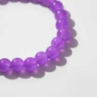 Браслет ассорти &laquo;Друиды&raquo; мелирий, цвет серо-фиолетовый, шар №8