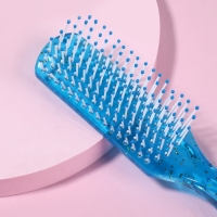 Расчёска массажная, 4 × 17 см, цвет МИКС Расчёска массажная, 4 × 17 см, цвет МИКС