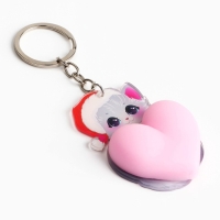 Брелок новогодний, для ключей, мялка &laquo;Возьми счастье в свои руки&raquo; 4,7 х 12, 5 см