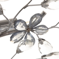 Люстра "Цветы" 5х40Вт Е27 хром 50х50х18см Люстра "Цветы" 5х40Вт Е27 хром 50х50х18см