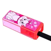 Точилка пластиковая прямоугольная, &laquo;Коты аристократы&raquo;