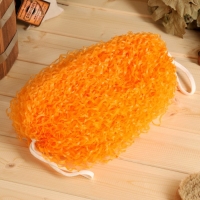 Мочалка банная большая &laquo;Бублик&raquo;, 32 см, МИКС