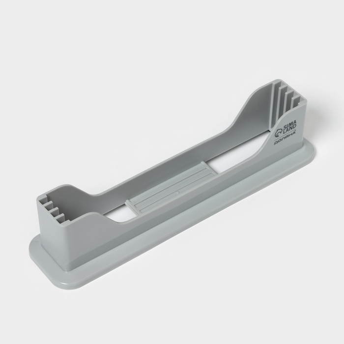 Доски разделочные Доляна, набор 4 шт, на подставке, пластик, 33&times;8&times;24 см, серые