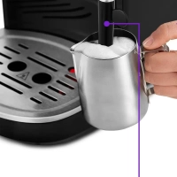 Кофеварка рожковая электрическая КТ-740 - 1450 Вт - 1.1 л