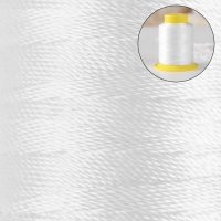 Нитки обувные, 500D/3, 183 м, цвет белый Нитки обувные, 500D/3, 183 м, цвет белый