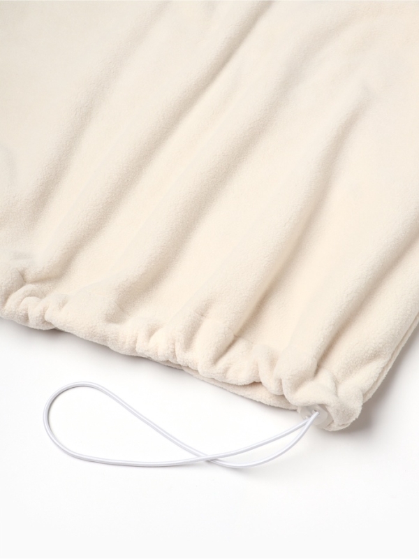 Костюм женский (анорак и брюки) MINAKU: Fleece Soft, цвет бежевый, р-р 44