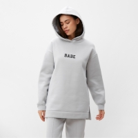 Худи женское с начёсом MIST Cozy style, серый, размер 44