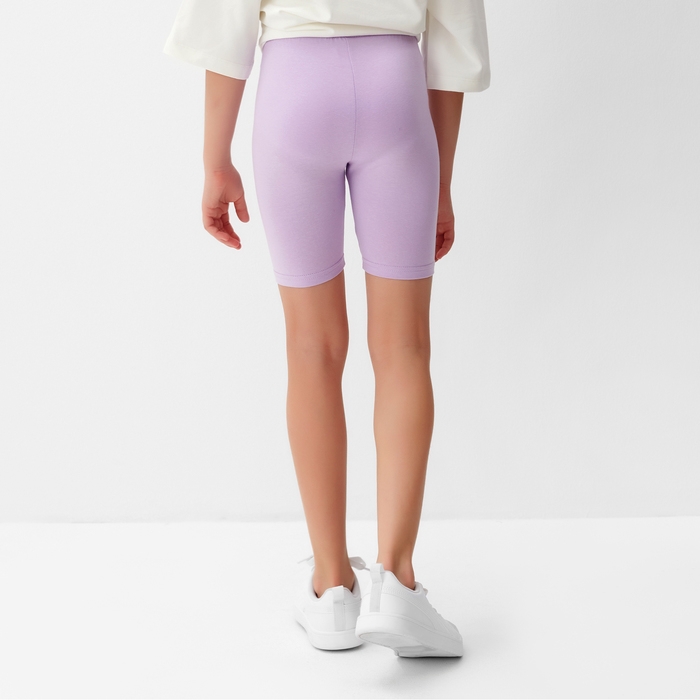 Велосипедки для девочки MINAKU, лавандовые, рост 134 см