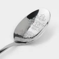 Набор ложек столовых 6 шт "Эмили" 20,5 см, цвет серебро