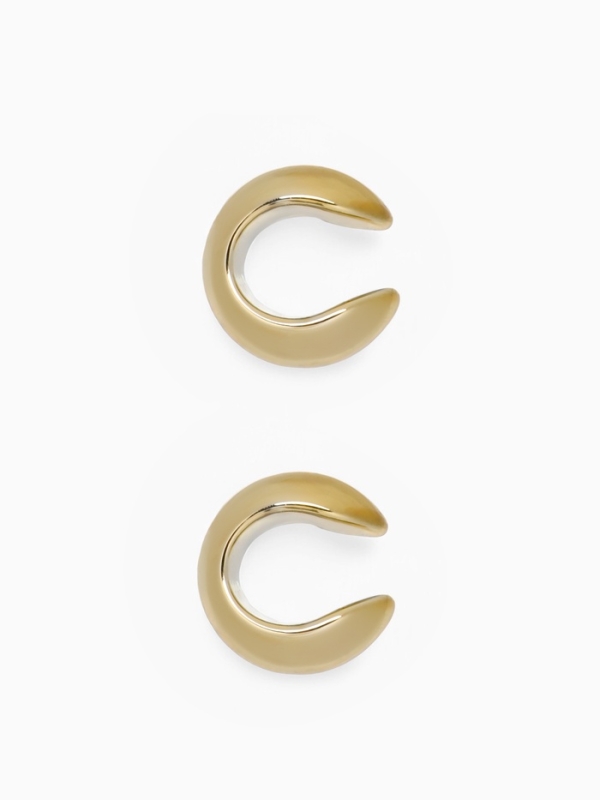 Серьги &laquo;Каффы&raquo; набор 2 шт, объёмные, цвет золото