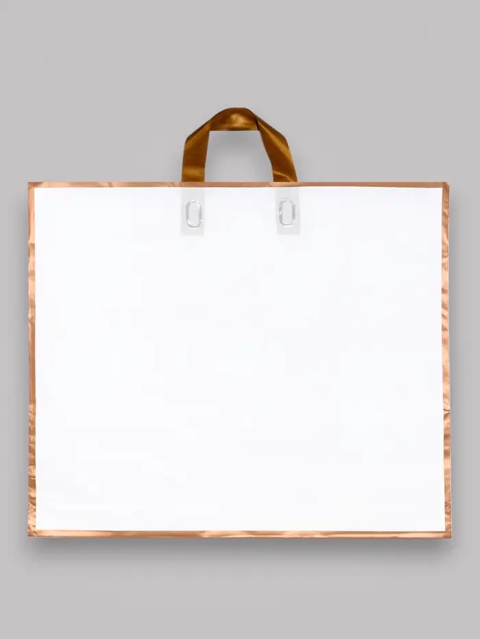 Пакет с петлевой ручкой белый 50 х 41 х 10 см 80 мкм