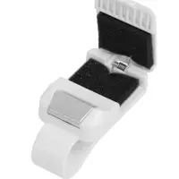 Держатель для очков в автомобиль, белый