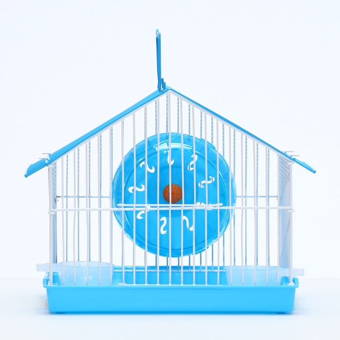 Клетка для грызунов укомплектованная RT-2t, 22 х 16 х 20 см, голубая (фасовка 30 шт)