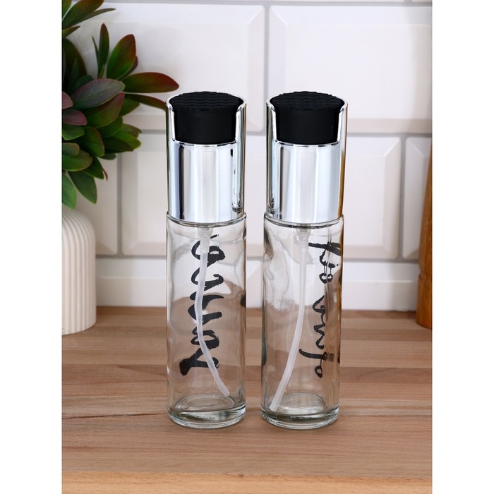 Набор распылителей для масла и уксуса «Oil», 2 шт х 100 мл Набор распылителей для масла и уксуса «Oil», 2 шт х 100 мл