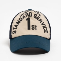 Бейсболка для мальчика MINAKU, цвет сер/син,р-р 52 см