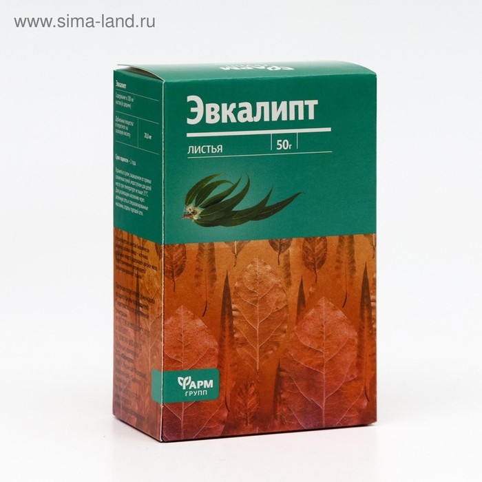 Фиточай эвкалипт, россыпью в пачке, 50 г