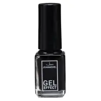 Лак для ногтей с эффектом геля, Jeanmishel, тон 199, чёрный матовый, 6 мл