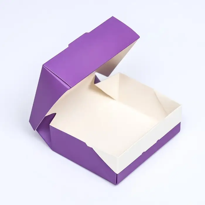 Контейнер на вынос, сиреневый, 10&times;8&times;3.5 см