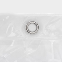 Штора для ванной SAVANNA &laquo;Геометрия&raquo;, 180&times;180 см, PEVA, цвет белый