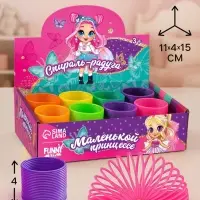 Пружинка - радуга &laquo;Модница&raquo;, цвета МИКС, в шоубоксе