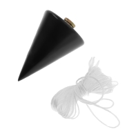 Отвес конусный ТУНДРА, шнур 5 метров, 200 г Отвес конусный ТУНДРА, шнур 5 метров, 200 г