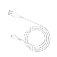 Кабель Hoco X37, Lightning - USB, 2.4 А, 1 м, PVC оплетка, белый Кабель Hoco X37, Lightning - USB, 2.4 А, 1 м, PVC оплетка, белый