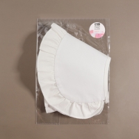 Воротник накладной, с отделкой из рюш, диаметр горловины = 43 см, 99 × 14 см, цвет айвори Воротник накладной, с отделкой из рюш, диаметр горловины = 43 см, 99 × 14 см, цвет айвори