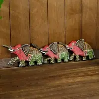 Панно декоративное &laquo;Три слона&raquo;, 50&times;13&times;1.5 см, МИКС