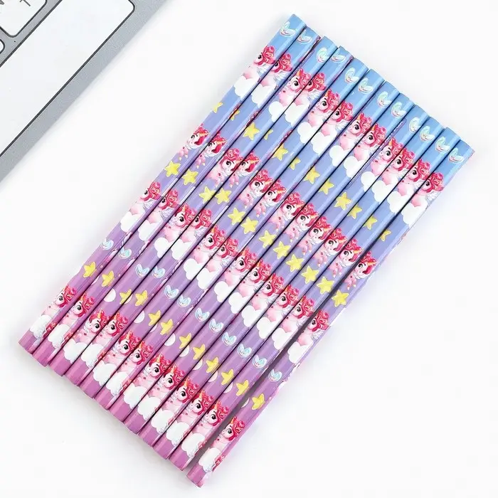 Карандаш простой чёрнографитный без ластика &laquo;Самой яркой&raquo;