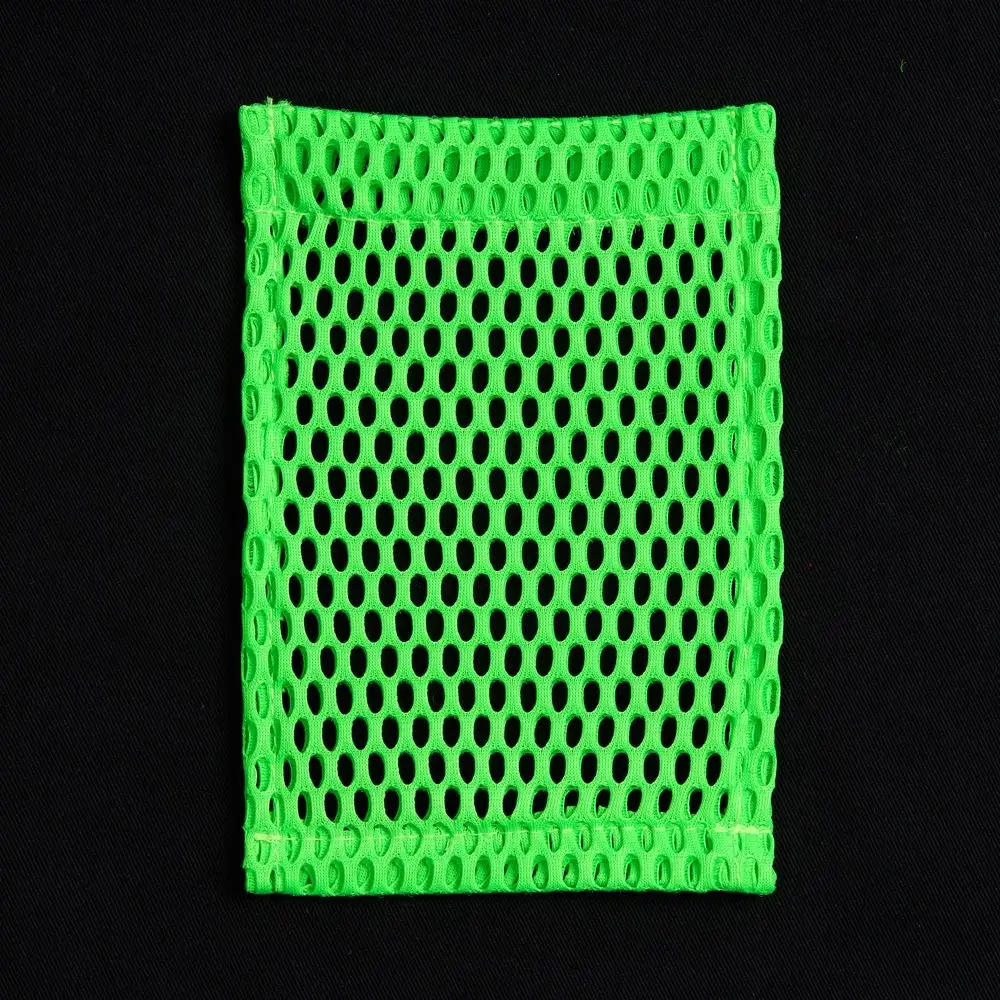 Карман из крупной сетки Pose, зеленый неон