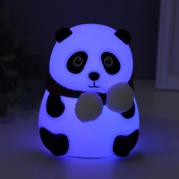 Ночник антистресс "Панда в шарфе" 2Вт LED RGB USB 10,5х10х13,5см