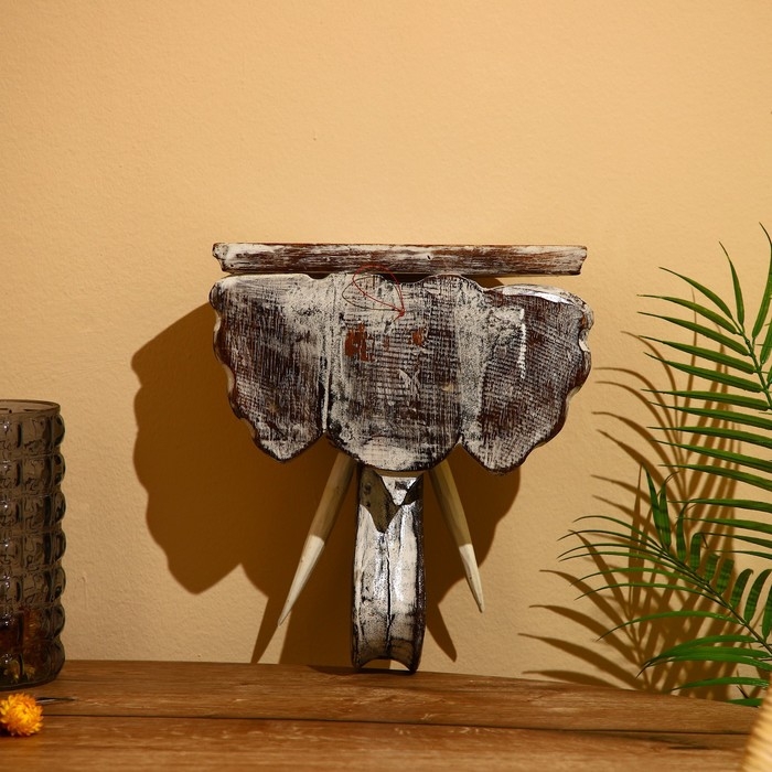 Панно настенное "Голова слона" албезия 30х12х32 см