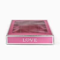 Коробка для конфет &laquo;Любовь&raquo;, 18.5 х 18.5 х 3.5 см