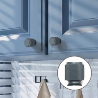 Ручка-кнопка CAPPIO PK327, d=20 мм, цвет графит, 8 шт. Ручка-кнопка CAPPIO PK327, d=20 мм, цвет графит, 8 шт.