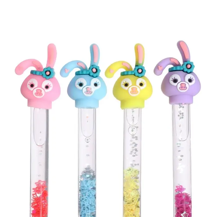 Ручка - прикол гелевая &laquo;Зайка&raquo;, МИКС (штрихкод на штуке)